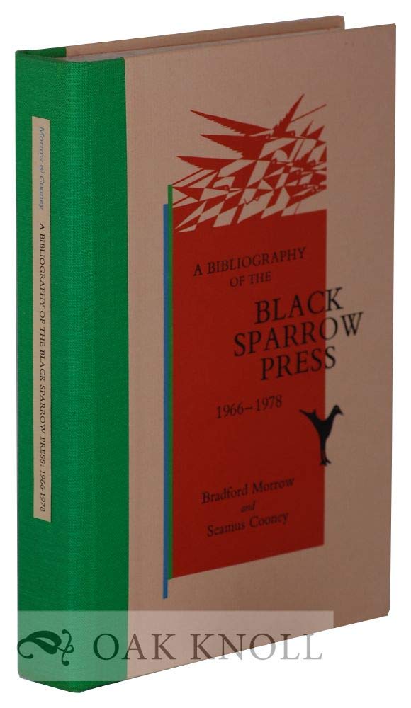 A Bibliography of the Black Sparrow Press 1966-1978