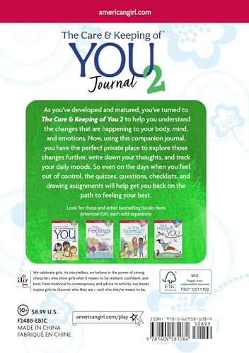 The Care and Keeping of You 2 Journal (American Girl Wellbeing)
