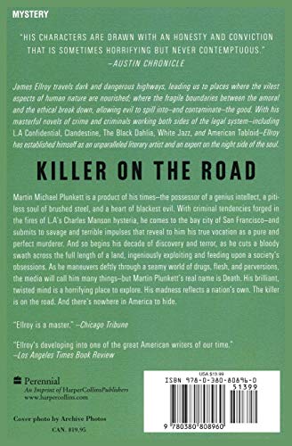 Killer on the Road — back cover