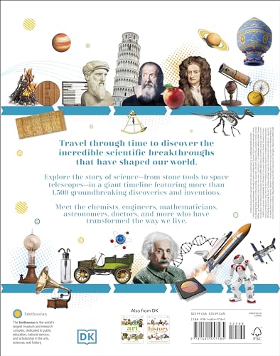 Science Year by Year: A Visual History, From Stone Tools to Space Travel (DK Children's Year by Year)