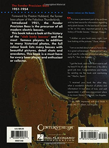 Fender Precision Basses: 1951-1954