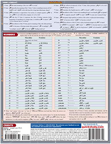 Arabic Grammar (Quick Study Academic)