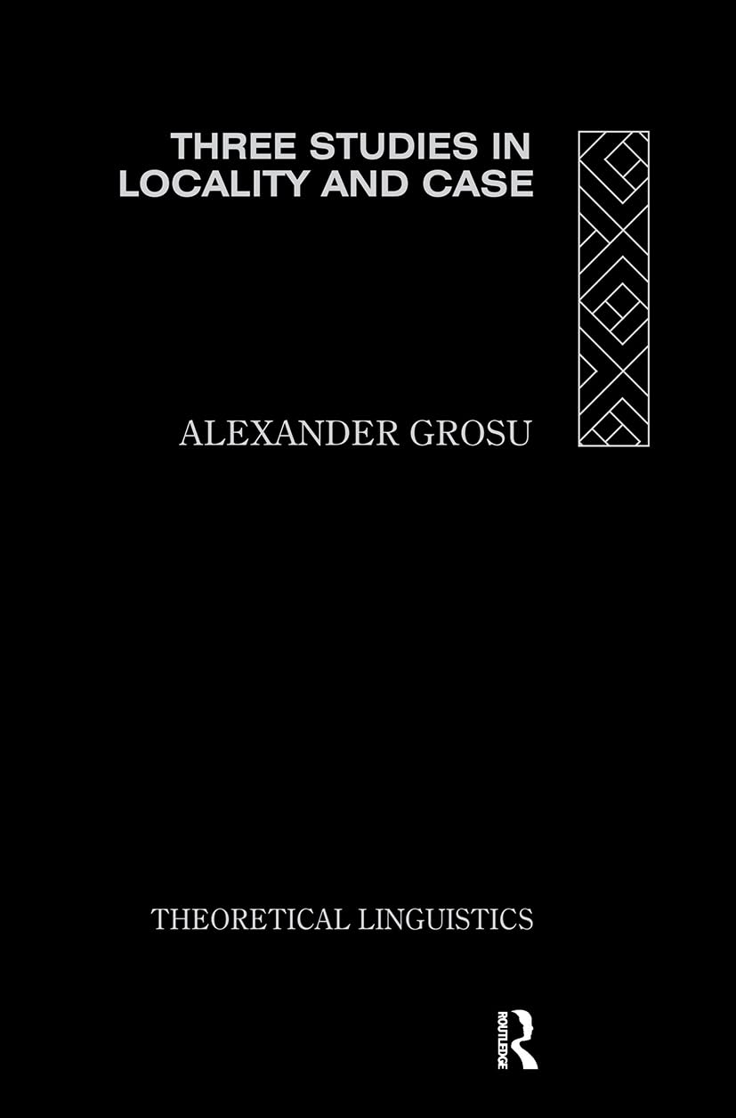 Three Studies in Locality and Case (International Library of Group Psychotherapy and Group Proce)