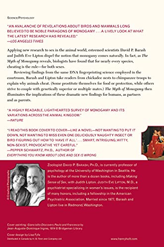 The Myth of Monogamy: Fidelity and Infidelity in Animals and People