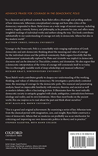 Courage in the Democratic Polis: Ideology and Critique in Classical Athens