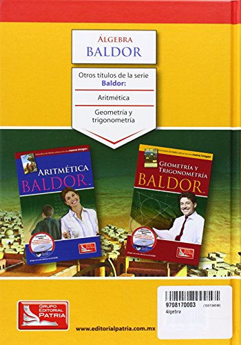 Algebra (Spanish Edition) — back cover