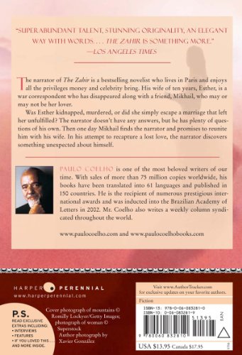 The Zahir: A Novel of Obsession by Coelho, Paulo