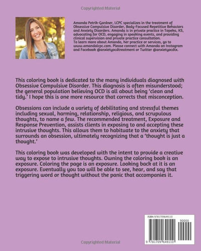 An OCD Exposure Coloring Book: Coloring Exposures for Sexual, Harming, Relationship, Religious, and Scrupulous Intrusive Thoughts