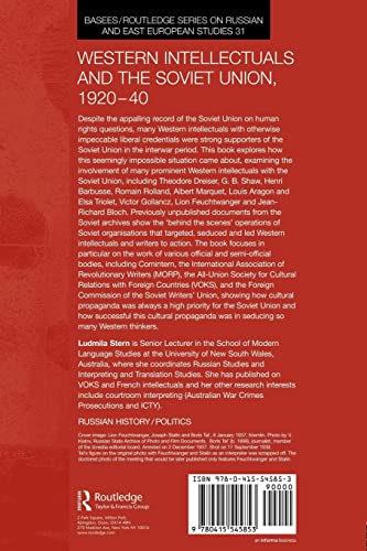 Western Intellectuals and the Soviet Union, 1920-40 (BASEES/Routledge Series on Russian and East European Studies)