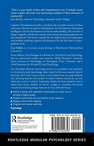 Cognitive Development (Routledge Modular Psychology)