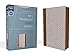NIV, Thinline Bible, Compact, Leathersoft, Brown/White, Zippered, Red Letter, Comfort Print