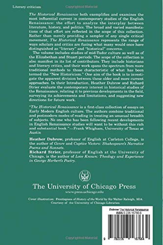 The Historical Renaissance: New Essays on Tudor and Stuart Literature and Culture