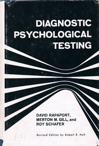 Diagnostic Psychological Testing