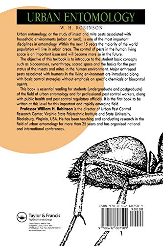 Urban Entomology: Insect and Mite Pests in the Human Environment