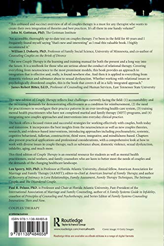 Couple Therapy: Theory and Effective Practice