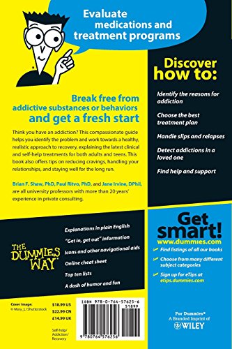 Addiction and Recovery For Dummies by Ritvo, Paul