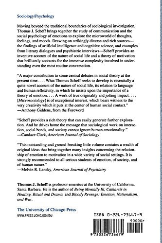 Microsociology: Discourse, Emotion, and Social Structure