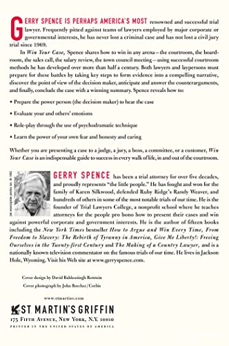 Win Your Case: How to Present, Persuade, and Prevail--Every Place, Every Time