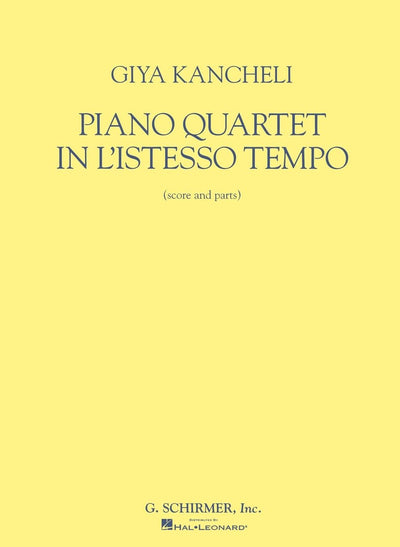 Piano Quartet in L'Istesso Tempo: Score and Parts