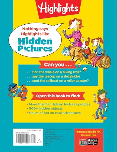 Adventure Puzzles (Highlights Sticker Hidden Pictures) — back cover