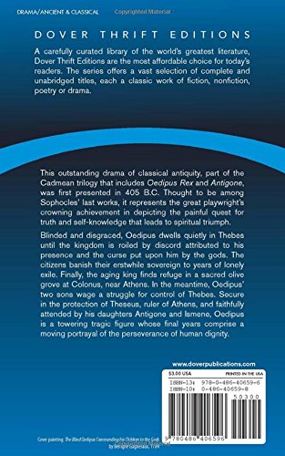 Oedipus at Colonus (Dover Thrift Editions: Plays)
