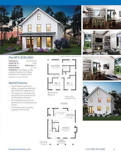 Ultimate Book of Modern Farmhouse Plans: 350 Illustrated Designs (Creative Homeowner) Catalog of Home Plans, plus Guidance on Modern Decorating, Functional Rooms, Outdoor Living, Kitchens, and More