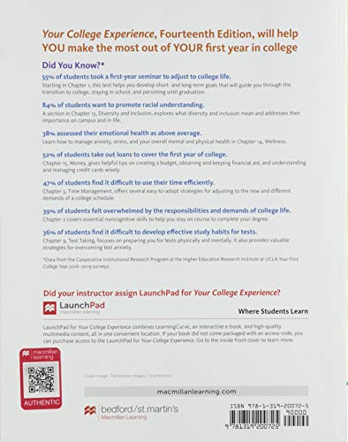Your College Experience: Strategies for Success