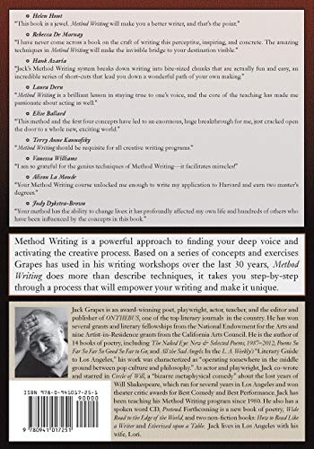 Method Writing: The First Four Concepts by Jack Grapes