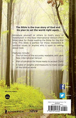 NIV, Value Outreach Bible, Paperback