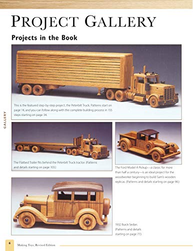 Making Toys, Revised Edition: Heirloom Cars and Trucks in Wood (Fox Chapel Publishing) Complete Guide with a Step-by-Step Peterbilt Project and Detailed Plans for a Ford Model A, 1932 Buick, and More
