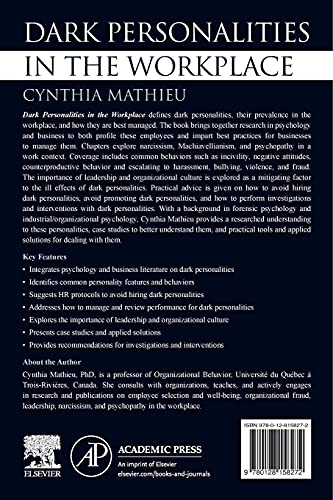 Dark Personalities in the Workplace