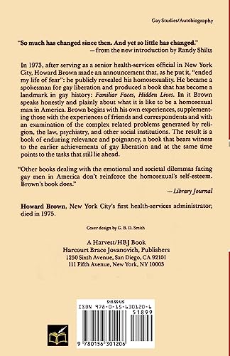 Familiar Faces Hidden Lives: The Story Of Homosexual Men In America Today