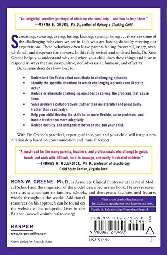The Explosive Child [Fifth Edition]: A New Approach for Understanding and Parenting Easily Frustrated, Chronically Inflexible Children