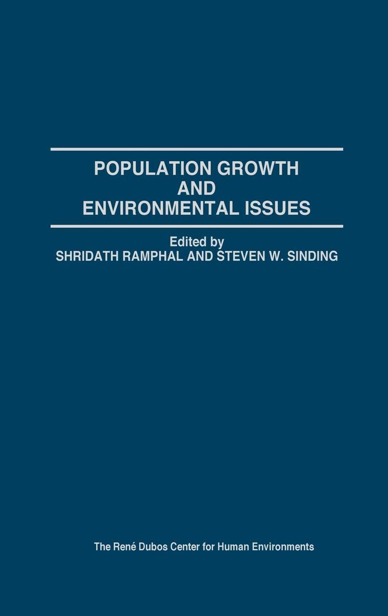 Population Growth and Environmental Issues (Praeger Environmental Literacy Series)