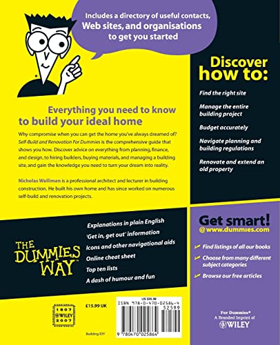 Self Build and Renovation For Dummies