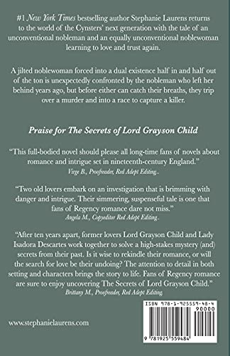 The Secrets of Lord Grayson Child (Cynsters Next Generation Novels)