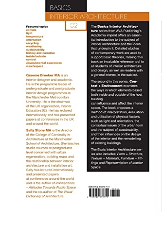 Basics Interior Architecture 02: Context & Environment — back cover