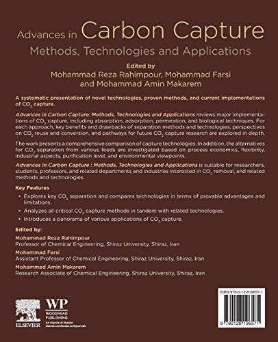 Advances in Carbon Capture: Methods, Technologies and Applications