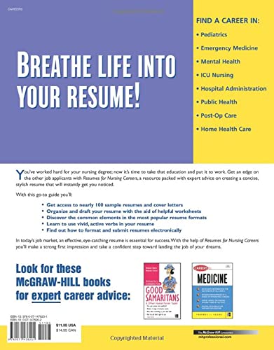 Resumes for Nursing Careers