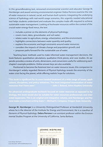 Water Resources: Science and Society