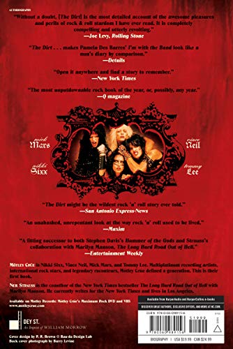 The Dirt: Confessions of the World's Most Notorious Rock Band