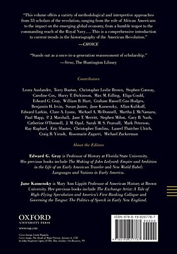 The Oxford Handbook of the American Revolution (Oxford Handbooks)