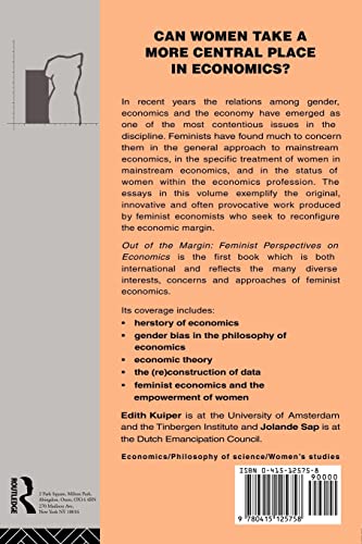 Out of the Margin: Feminist Perspectives On Economics