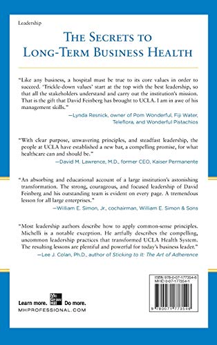 Prescription for Excellence: Leadership Lessons for Creating