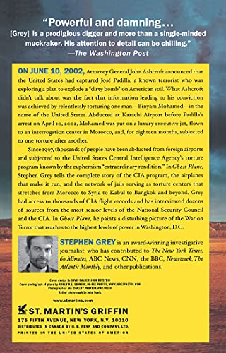 Ghost Plane: The True Story of the CIA Rendition and Torture Program