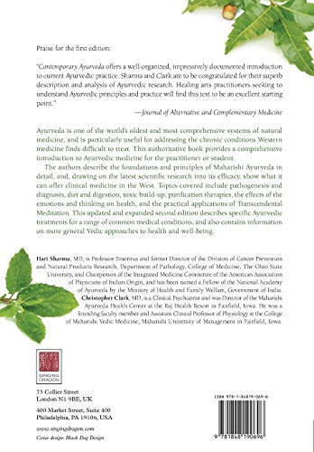 Ayurvedic Healing: Contemporary Maharishi Ayurveda Medicine and Science