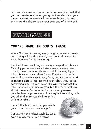 99 Thoughts For Junior Highers: Biblical Truths in Bite-Sized Pieces