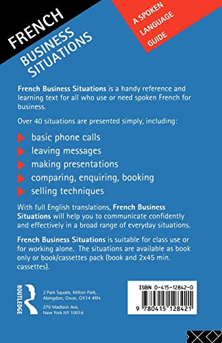 French Business Situations: A Spoken Language Guide (Languages for Business) (English and French Edition)