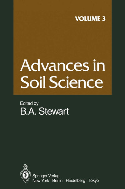 Advances in Soil Science: Volume 3 (Advances in Soil Science, 3)
