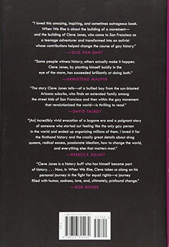 When We Rise: My Life in the Movement by Jones, Cleve